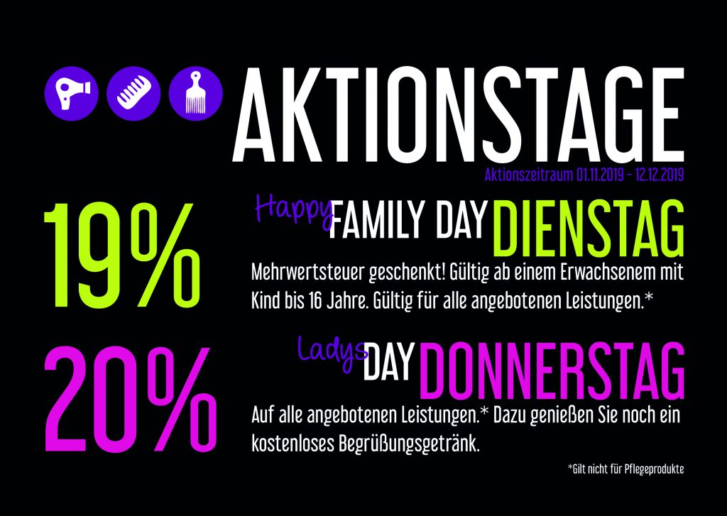 Angebotstage bei Michaels Hairfashion
